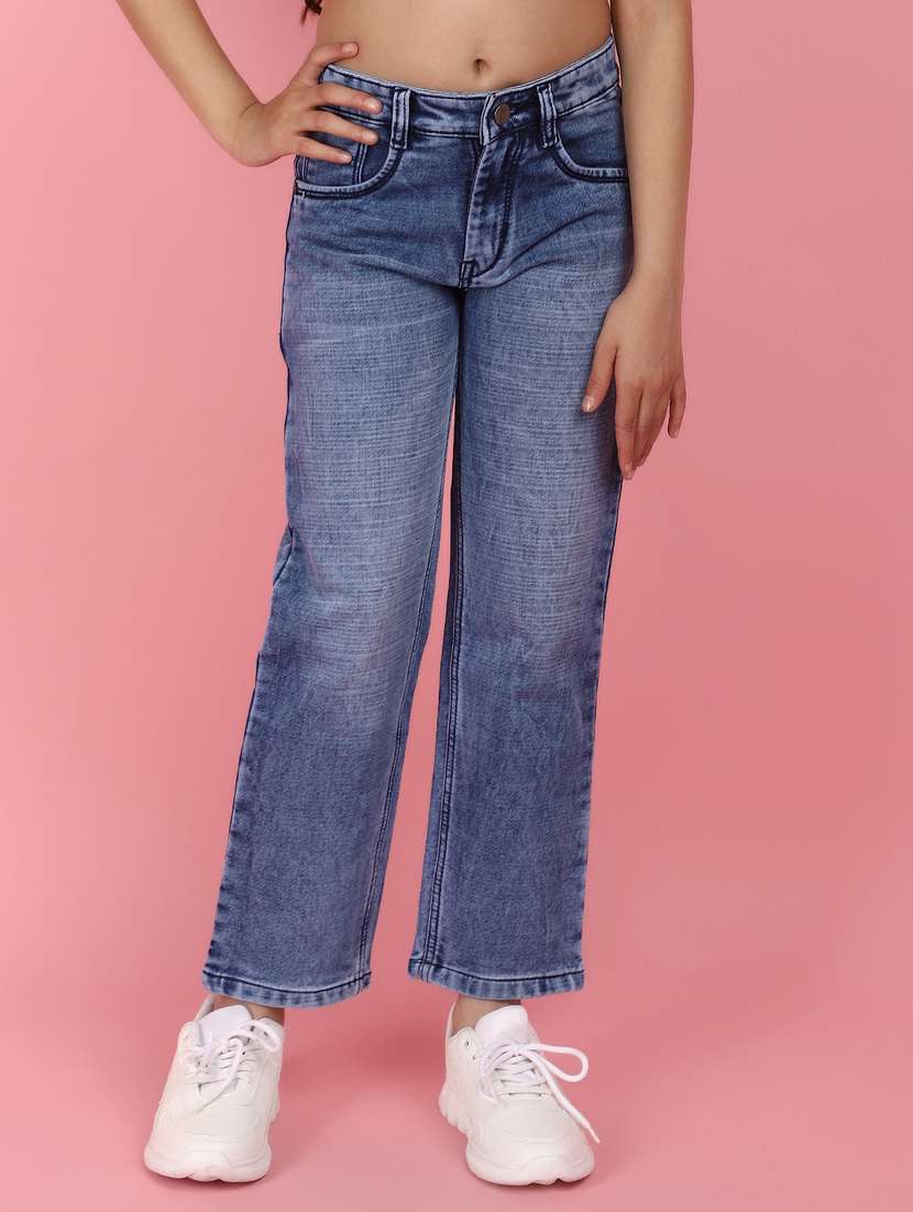 blue denim plain jean