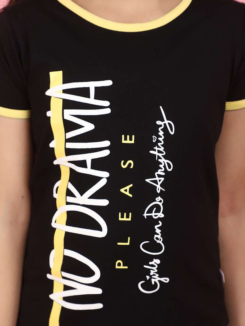 girls round neck short sleeves tees - 21177481 -  Standard Image - 5