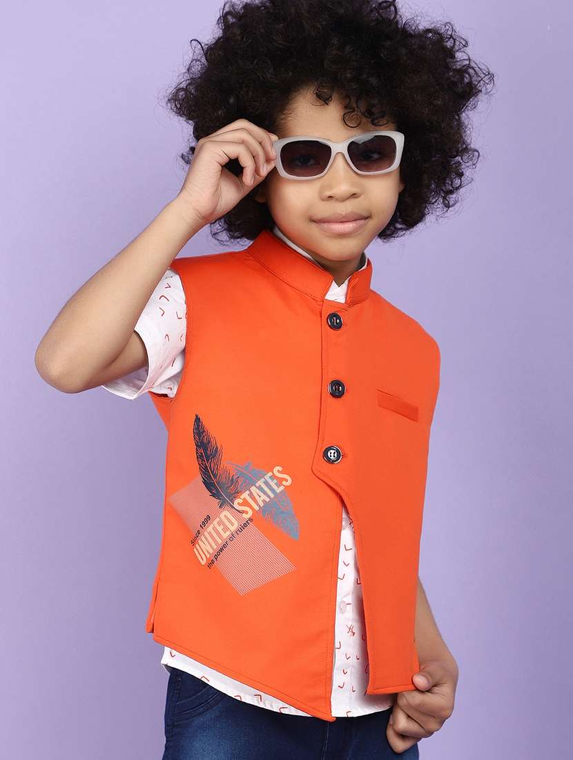boy printed causal wear shorts set - 21177573 -  Standard Image - 3