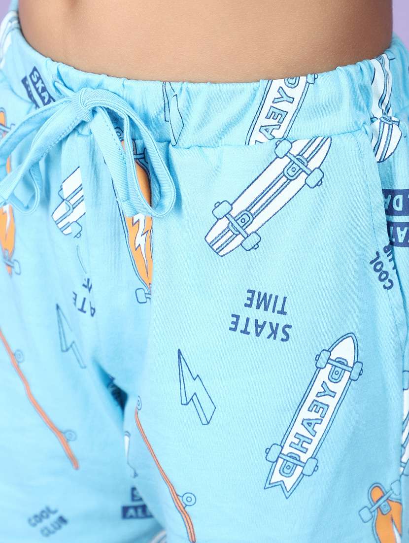 boys printed shorts twin set - 21177604 -  Standard Image - 5