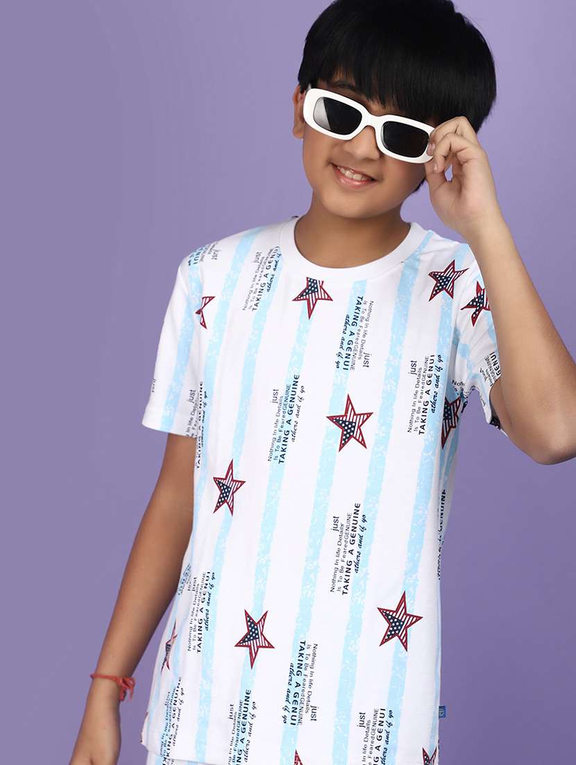 boys printed shorts twin set - 21177621 -  Standard Image - 3