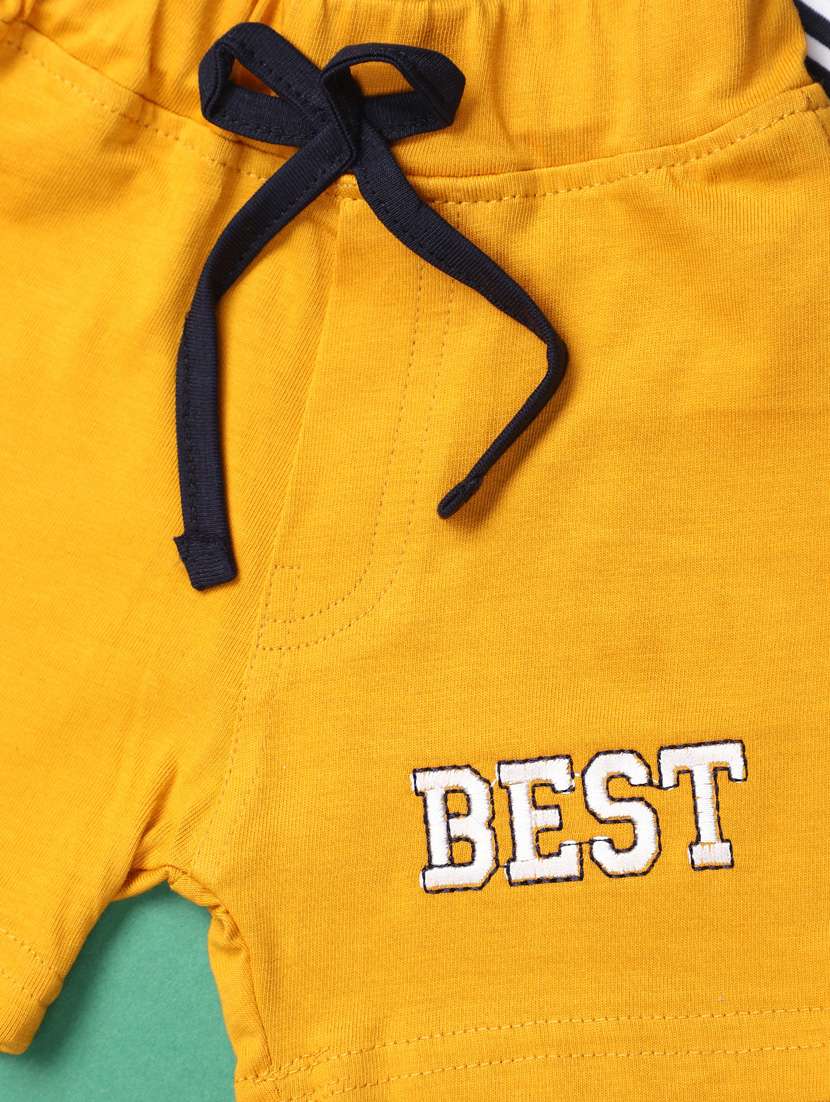 boys striped cotton shorts twin sets  - 21177650 -  Standard Image - 3