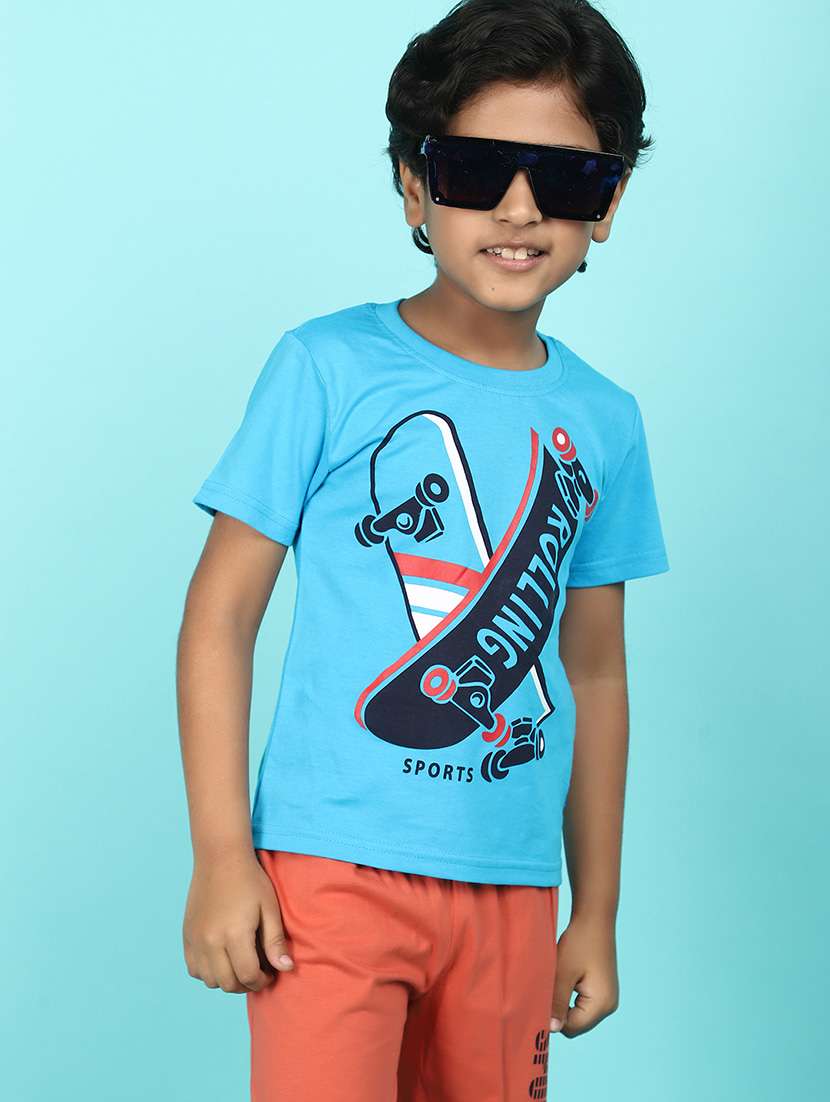 boys printed shorts twin set - 21177728 -  Standard Image - 3