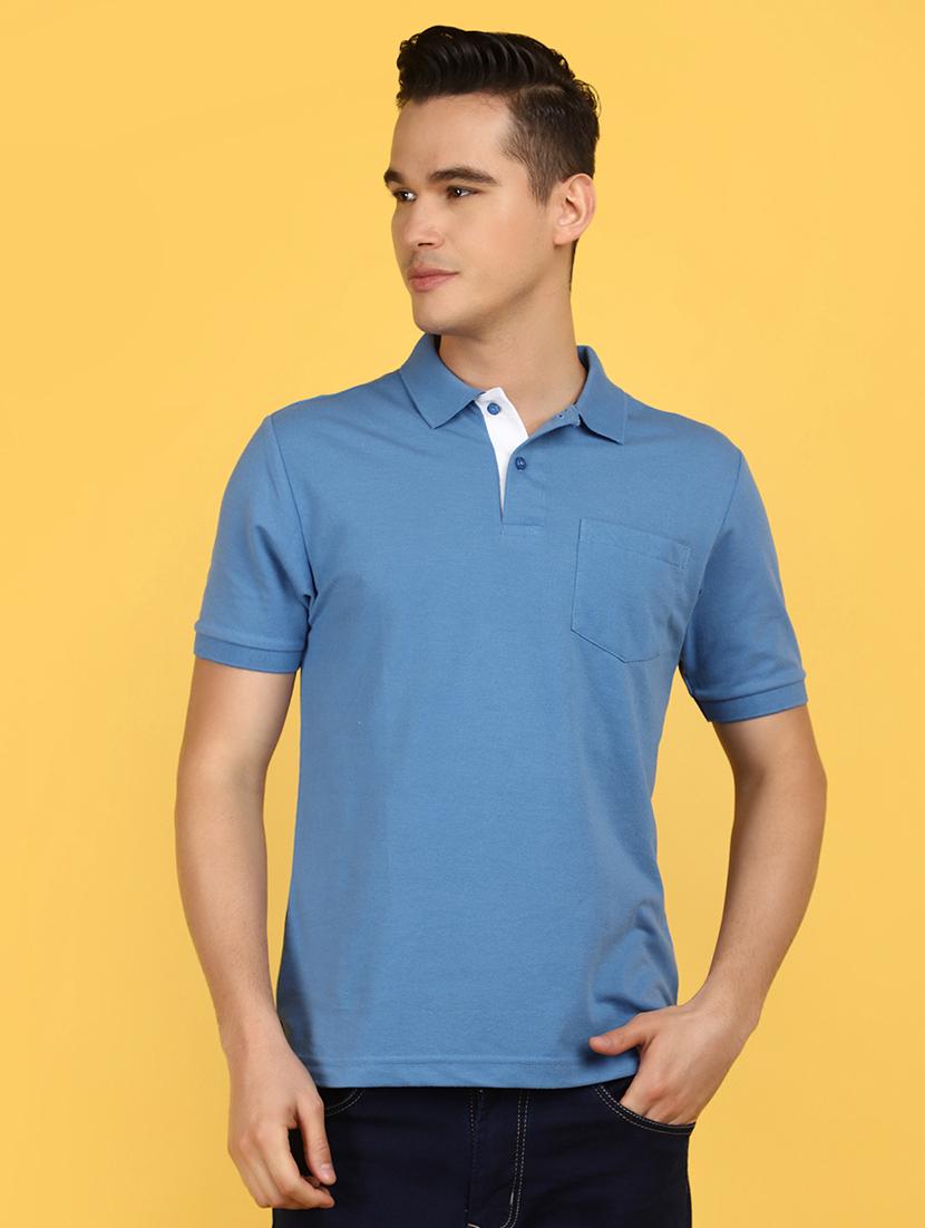 men solid polo t-shirt - 21177906 - Zoom Image - 0