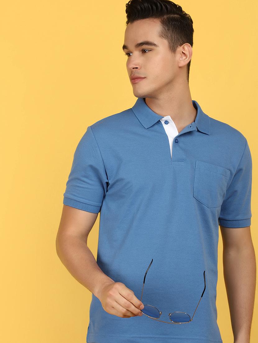 men solid polo t-shirt - 21177906 - Standard Image - 3