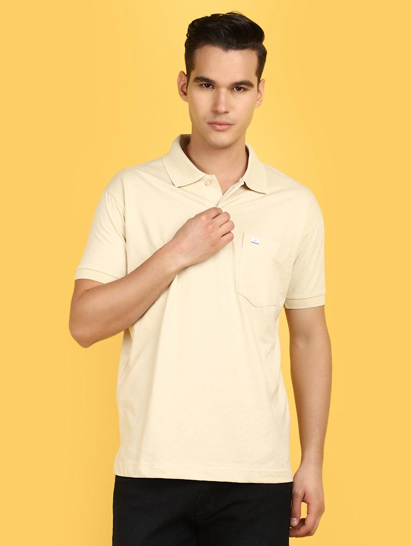 men solid polo t-shirt - 21177955 - Zoom Image - 0