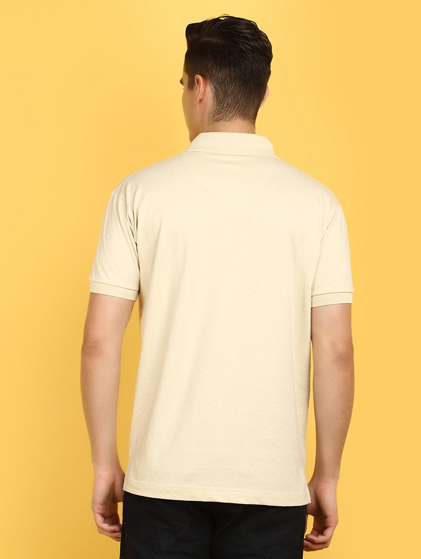 men solid polo t-shirt - 21177955 - Standard Image - 3