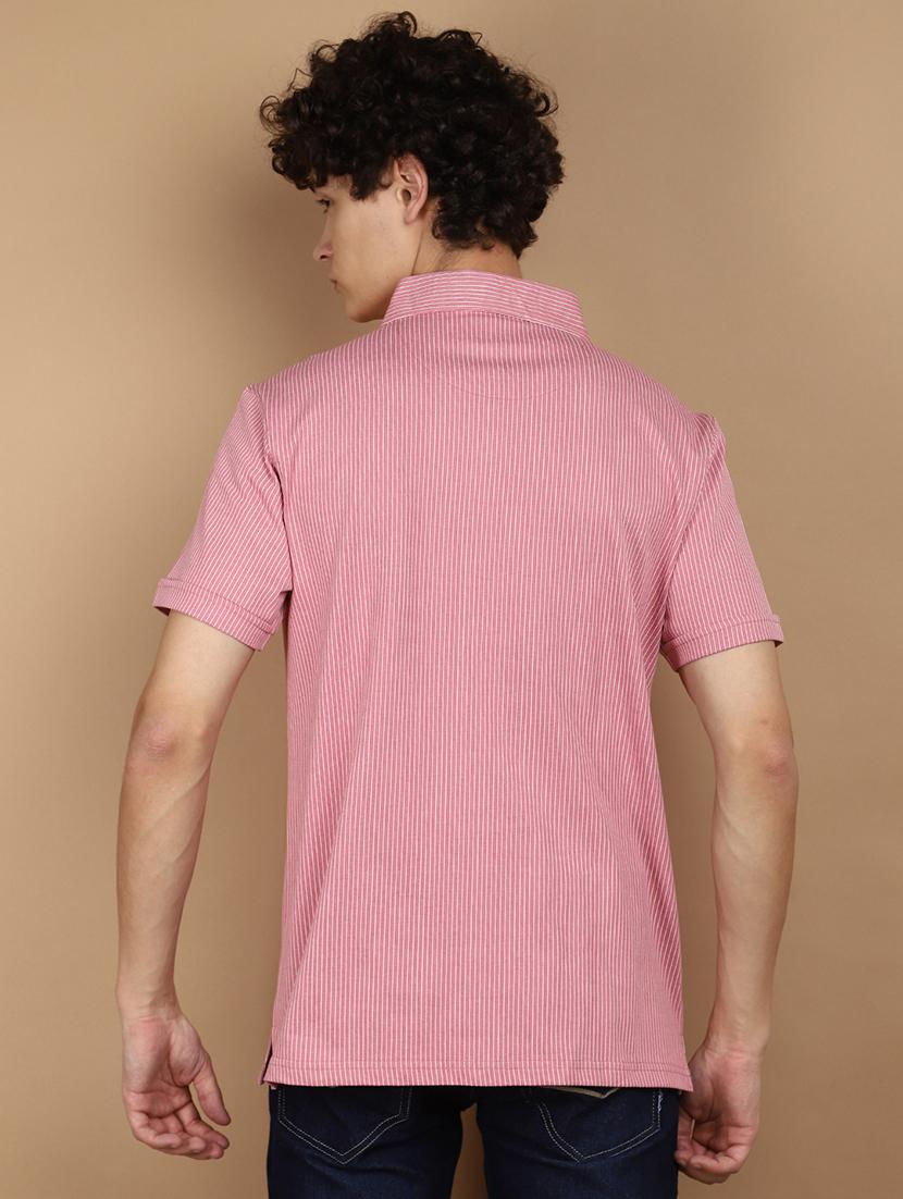 pink cotton casual shirt - 21177968 - Standard Image - 3