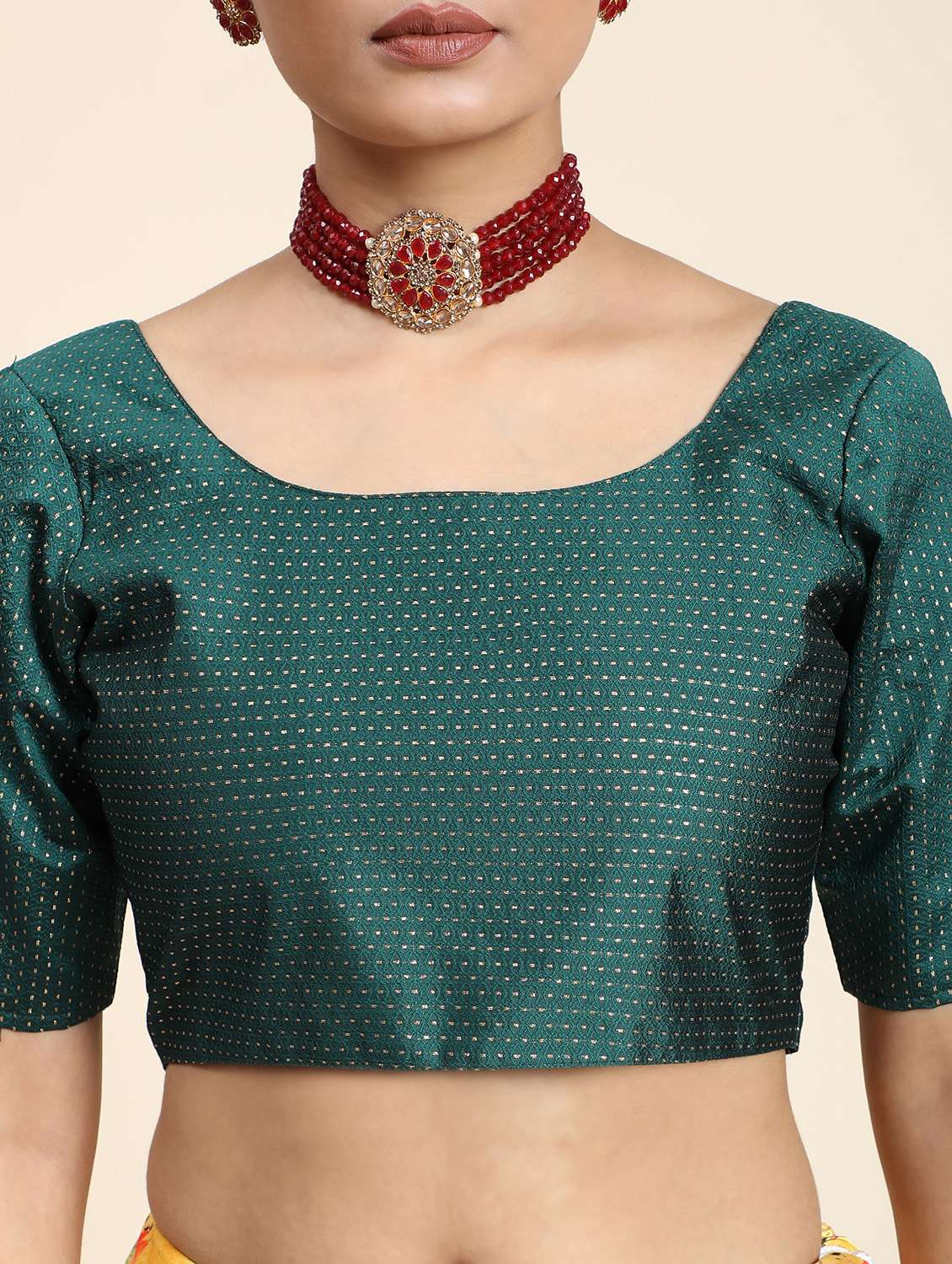 yellow satin blend flared lehenga - 21178046 -  Standard Image - 3