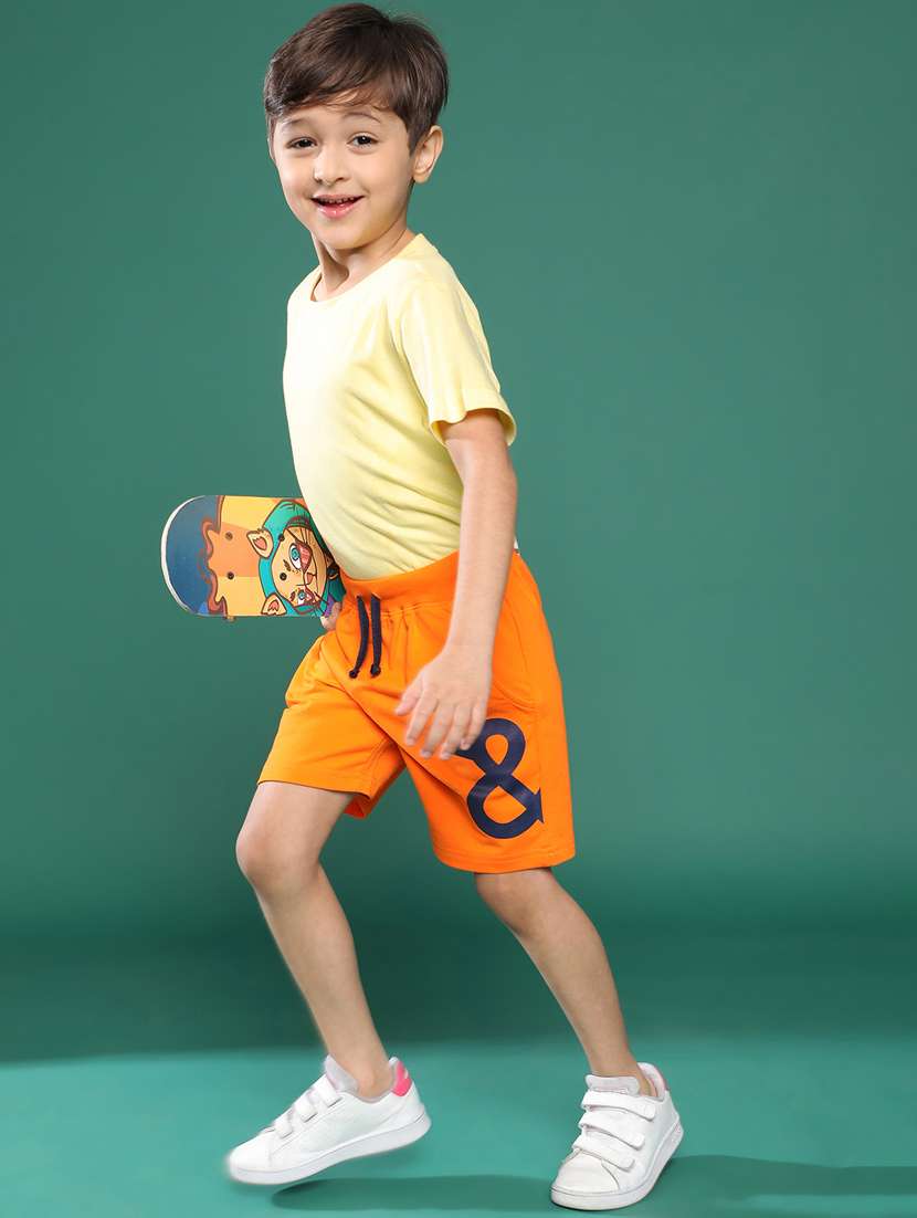 orange cotton shorts - 21178286 -  Standard Image - 5