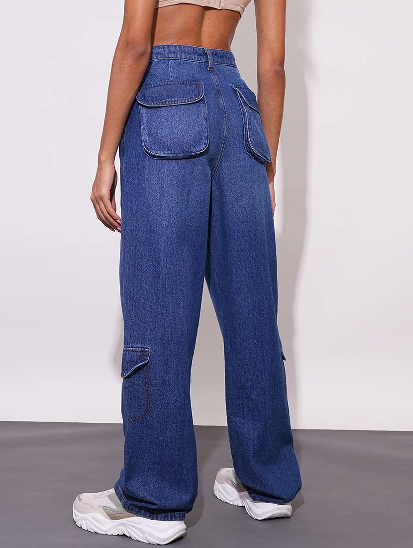 women's high rise solid cargo - 21178365 - Standard Image - 3