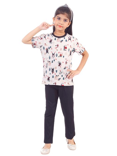 kids printed t-shirt & pajama set  - 21180559 -  Standard Image - 0