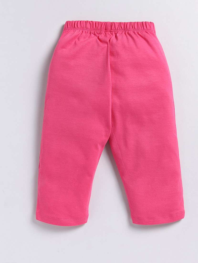 pink cotton fleece full length sets twin & jump suit - 21180580 -  Standard Image - 3
