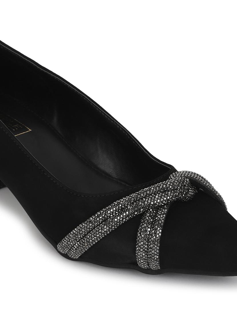 women black block heel pumps - 21180948 - Standard Image - 5