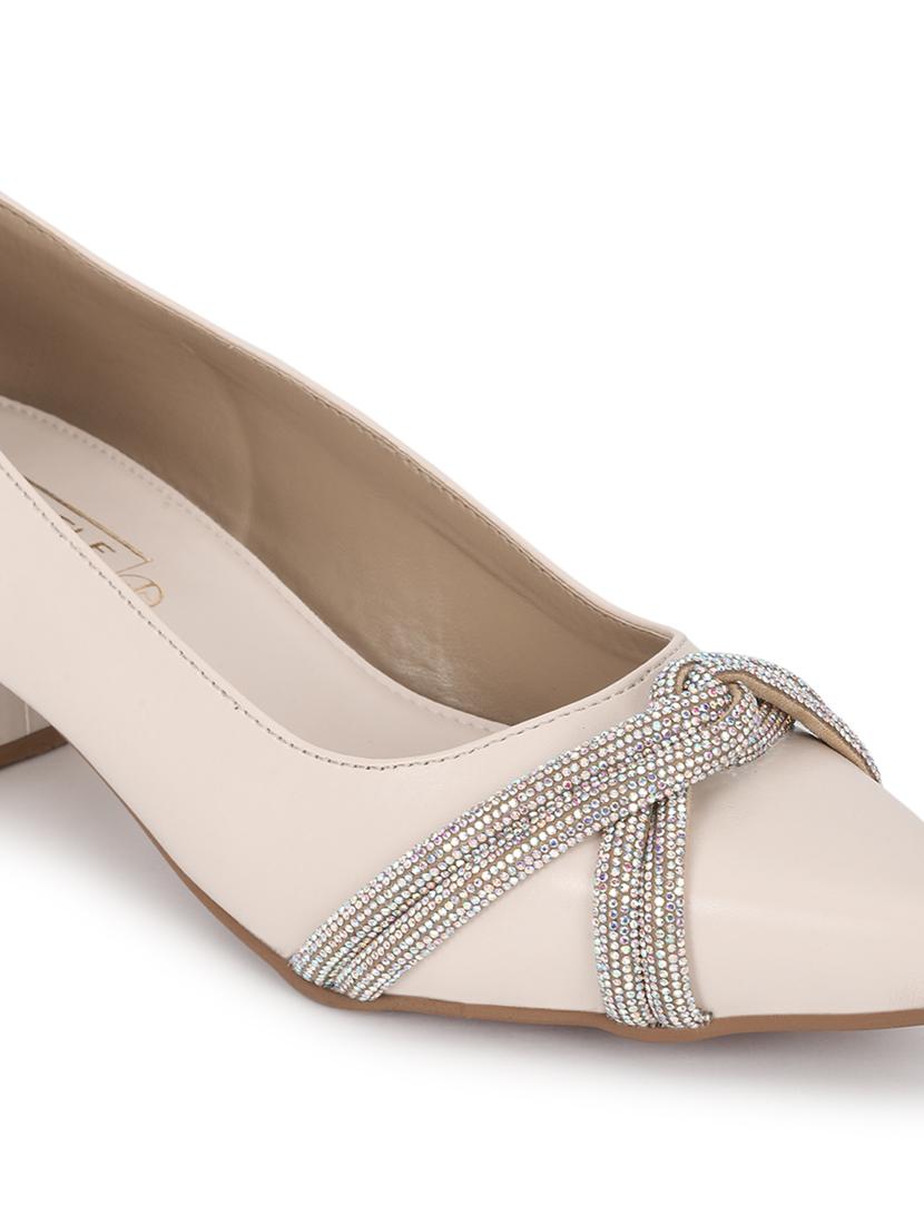 cream slip on sandal - 21180949 - Standard Image - 5
