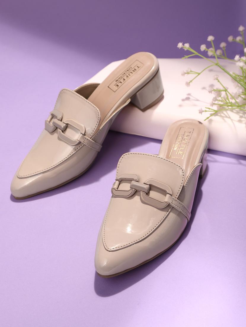 nude brown slip on sandal - 21180952 - Zoom Image - 0