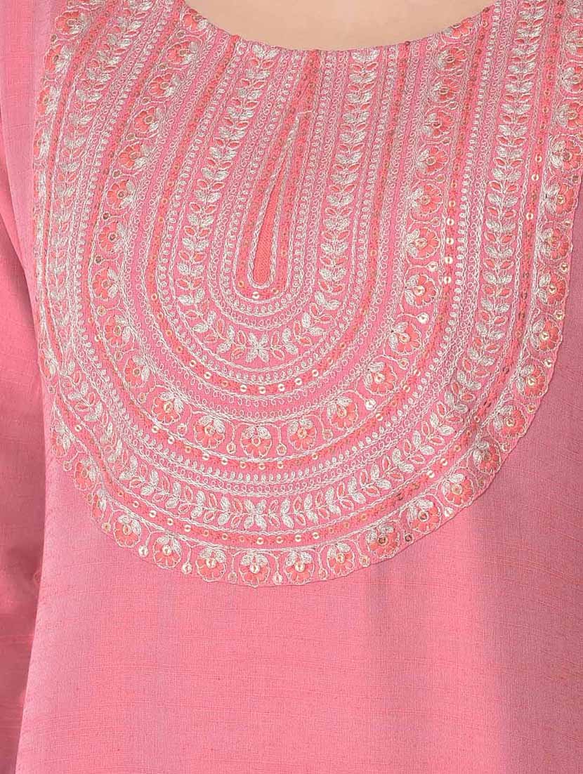 women three quarter sleeve straight kurta - 21181052 - Standard Image - 5