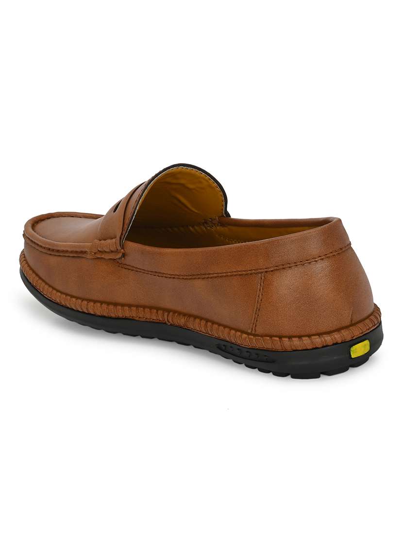 tan slip on loafers - 21181377 -  Standard Image - 3