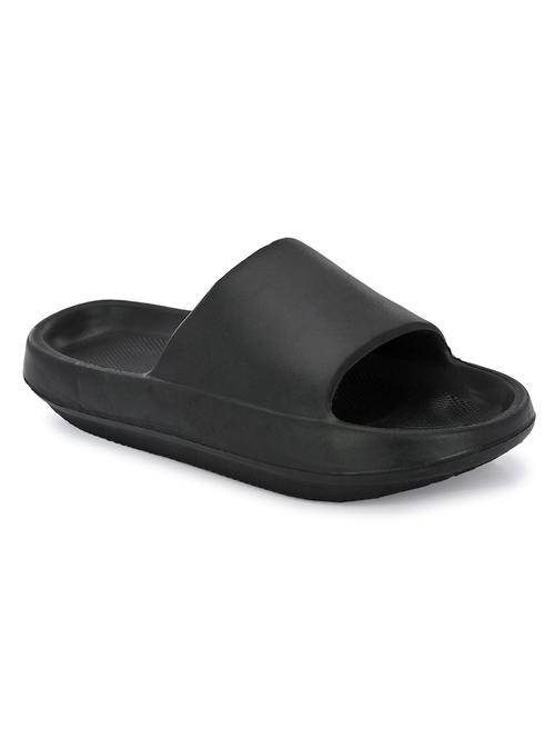 black eva slip on flip flops - 21181378 - Standard Image - 0