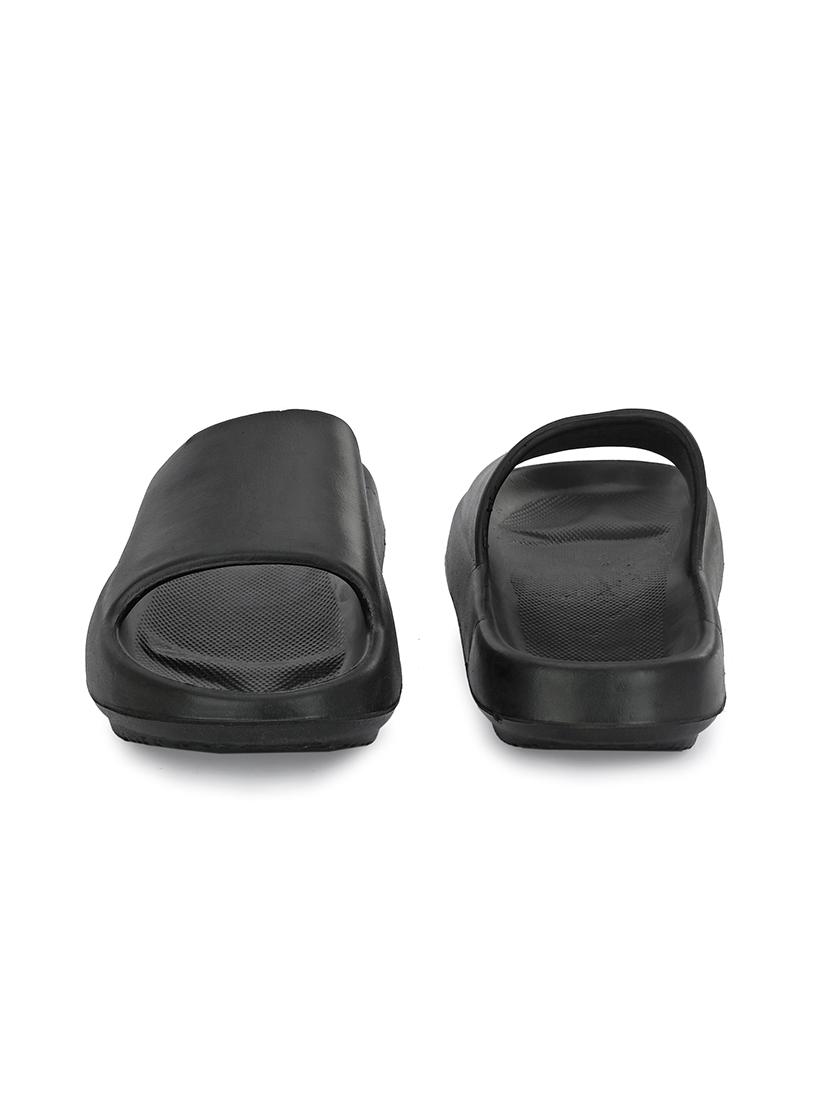 black eva slip on flip flops - 21181378 - Standard Image - 3