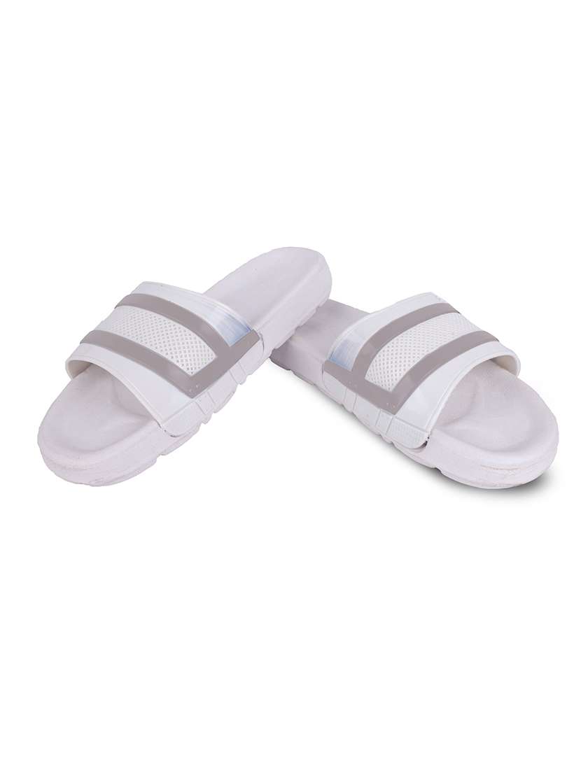 white slip on flip flop - 21181393 - Standard Image - 5