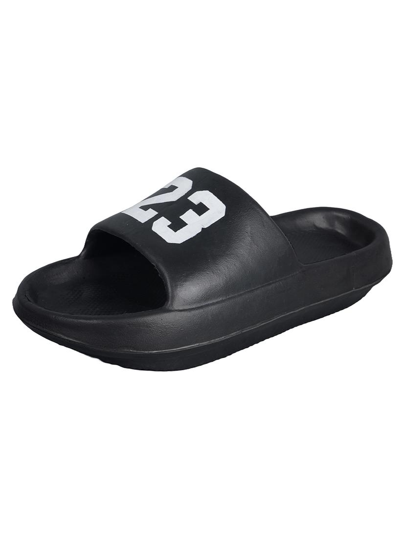 black eva slip on flip flops - 21181404 - Standard Image - 3