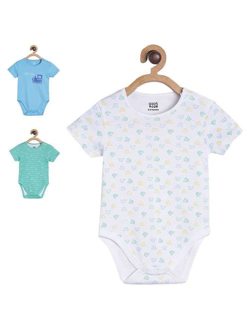 pack of 3 printed onesies - 21181496 -  Standard Image - 0