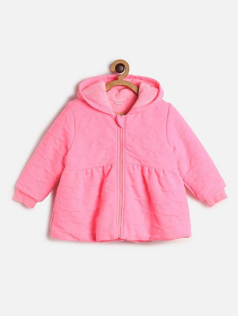 pink polyester regular jacket - 21182717 - Zoom Image - 0