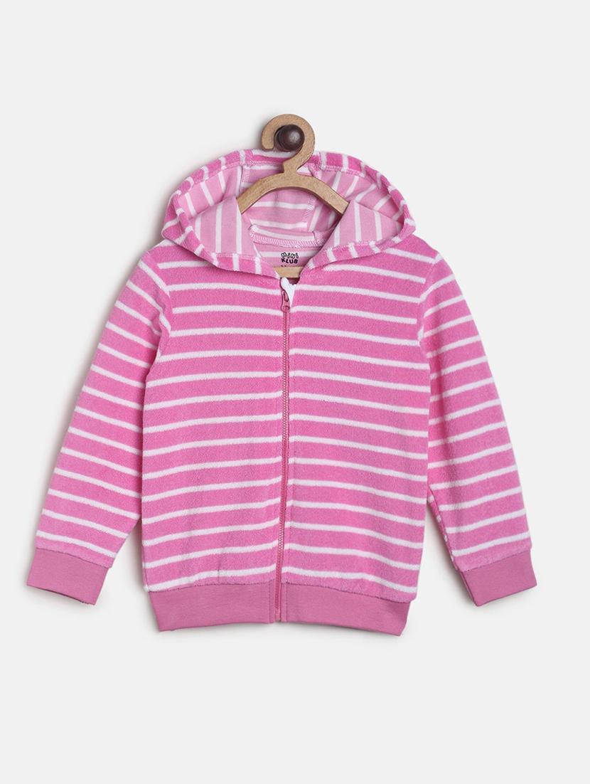 pink fleece regular jacket - 21182722 - Zoom Image - 0