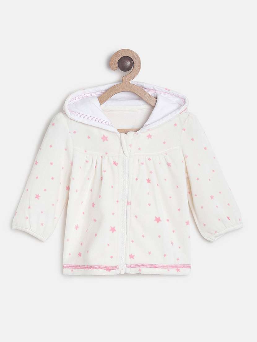 white cotton regular jacket - 21182732 - Zoom Image - 0