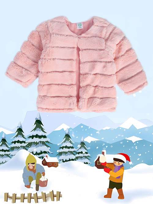 pink solids long sleeves jackets - 21182949 - Standard Image - 0
