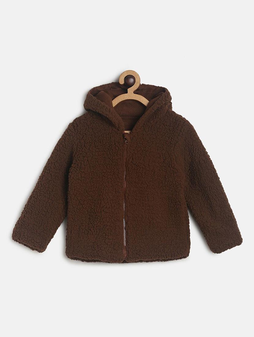boy hooded long sleeves jacket - 21182980 - Zoom Image - 0