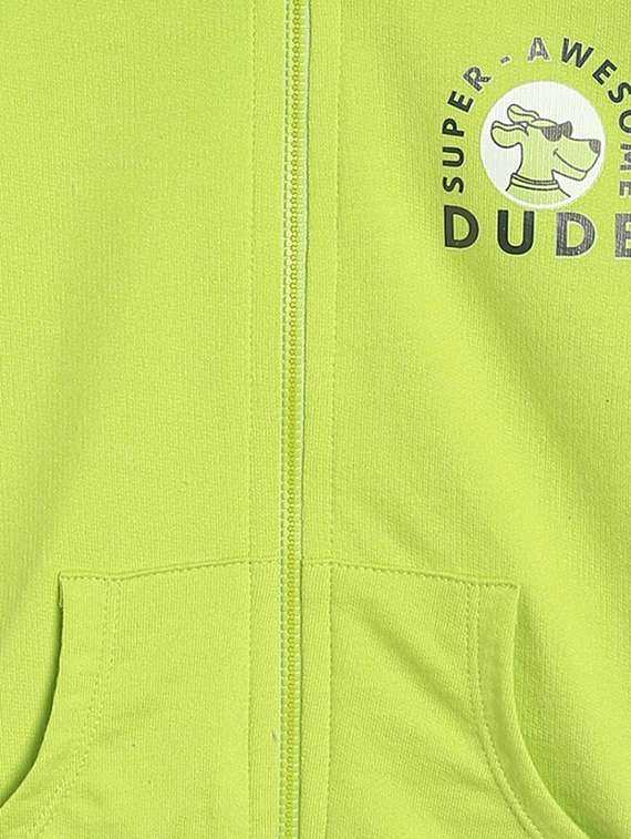 boy hooded long sleeves jacket - 21182982 -  Standard Image - 3