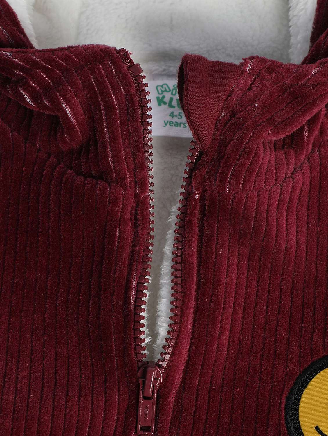 maroon cotton blend regular jackets & coat - 21183193 -  Standard Image - 3