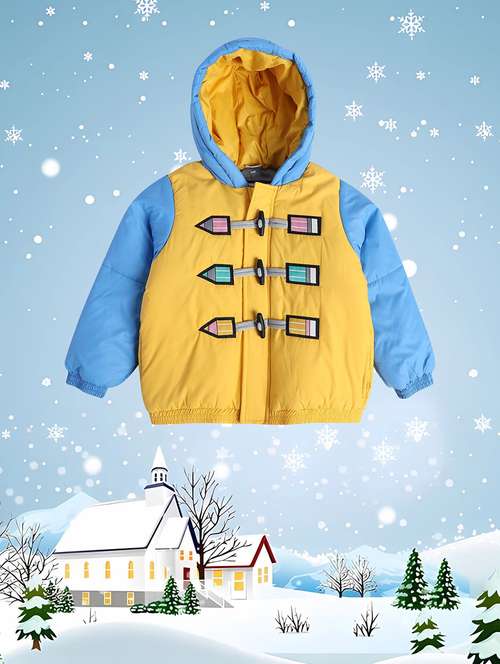 multi colored polyester regular jackets & coat - 21183197 - Standard Image - 0