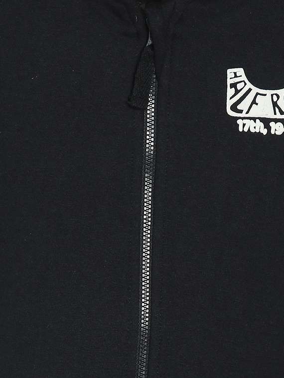 black cotton regular jackets & coat - 21183205 - Standard Image - 3