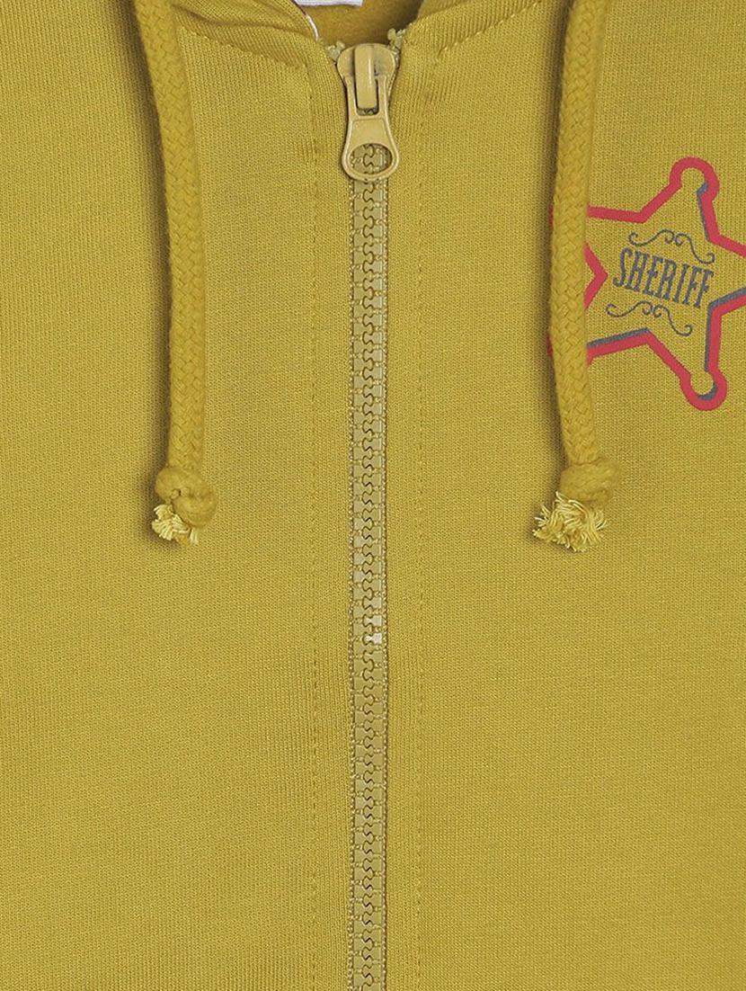 yellow cotton plain sweatshirt - 21183343 - Standard Image - 3