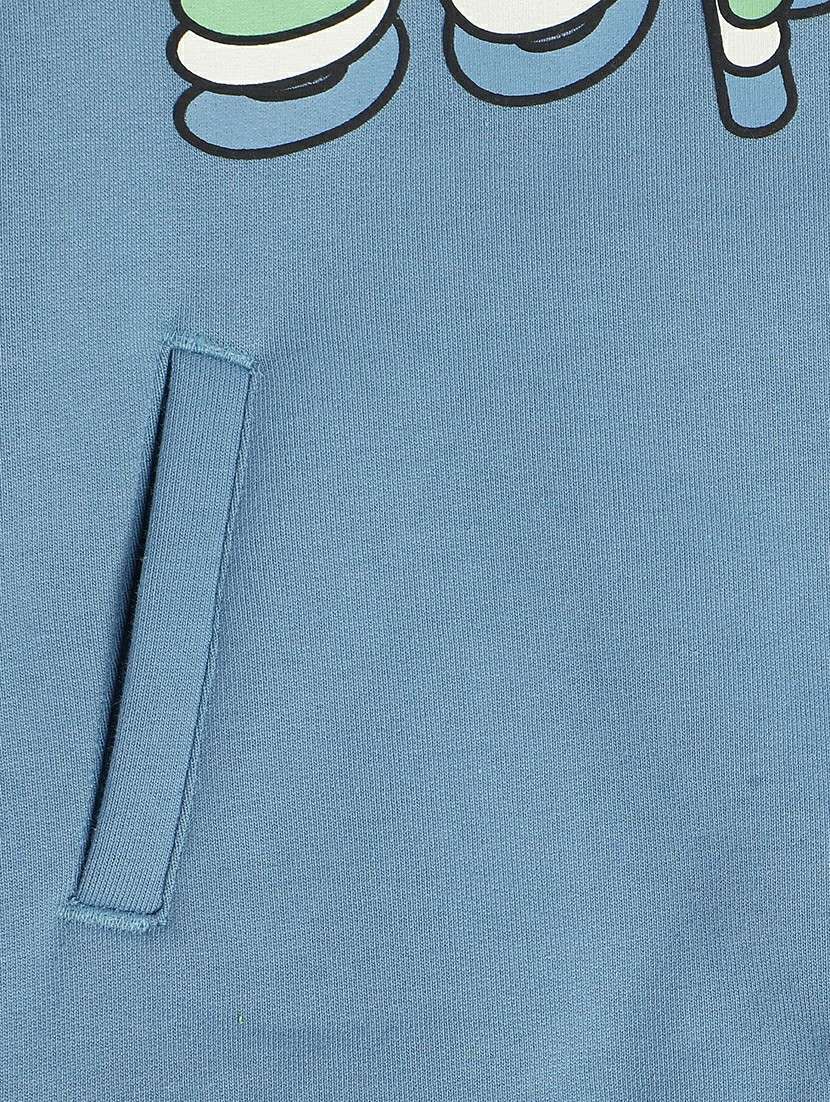 round neck long sleeves sweatshirts - 21183487 - Standard Image - 3
