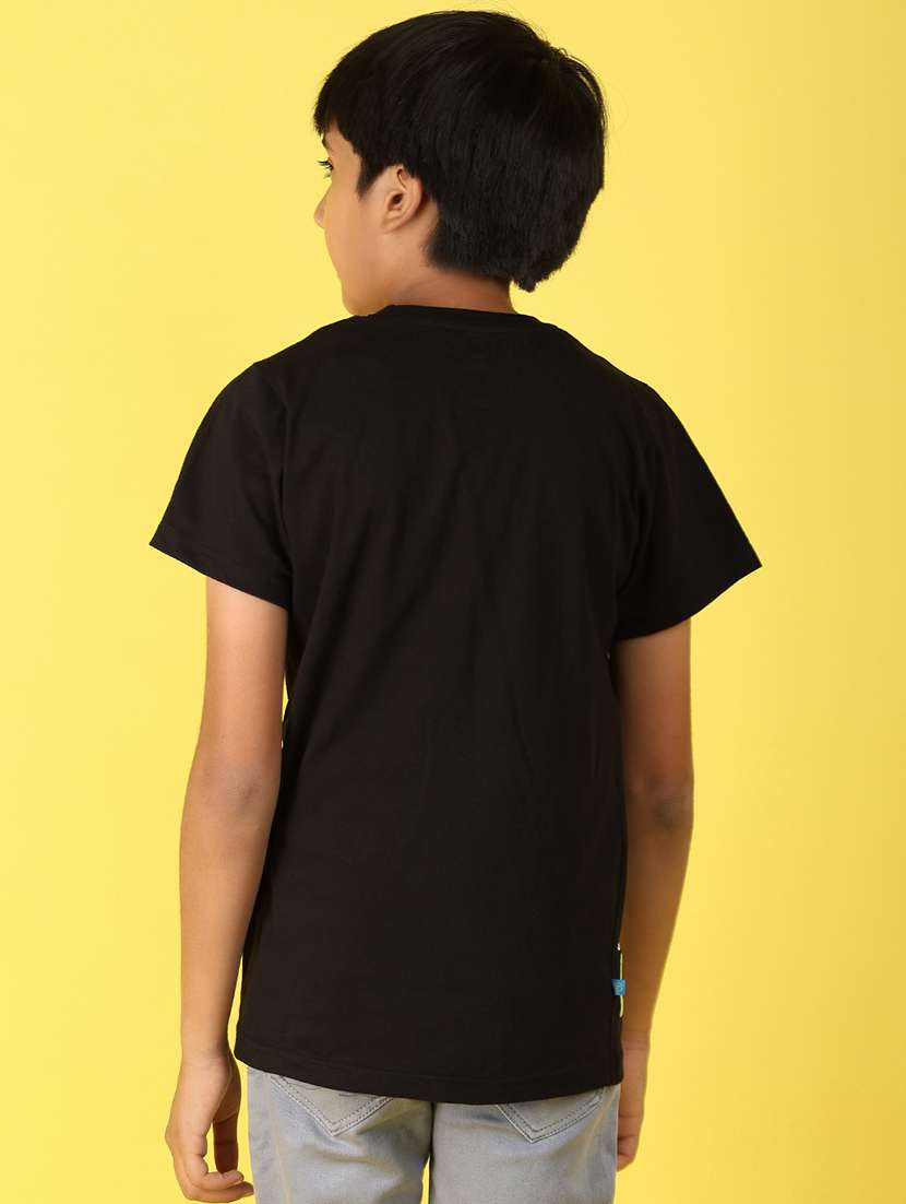boys short sleeves placement print t-shirt - 21183654 -  Standard Image - 3