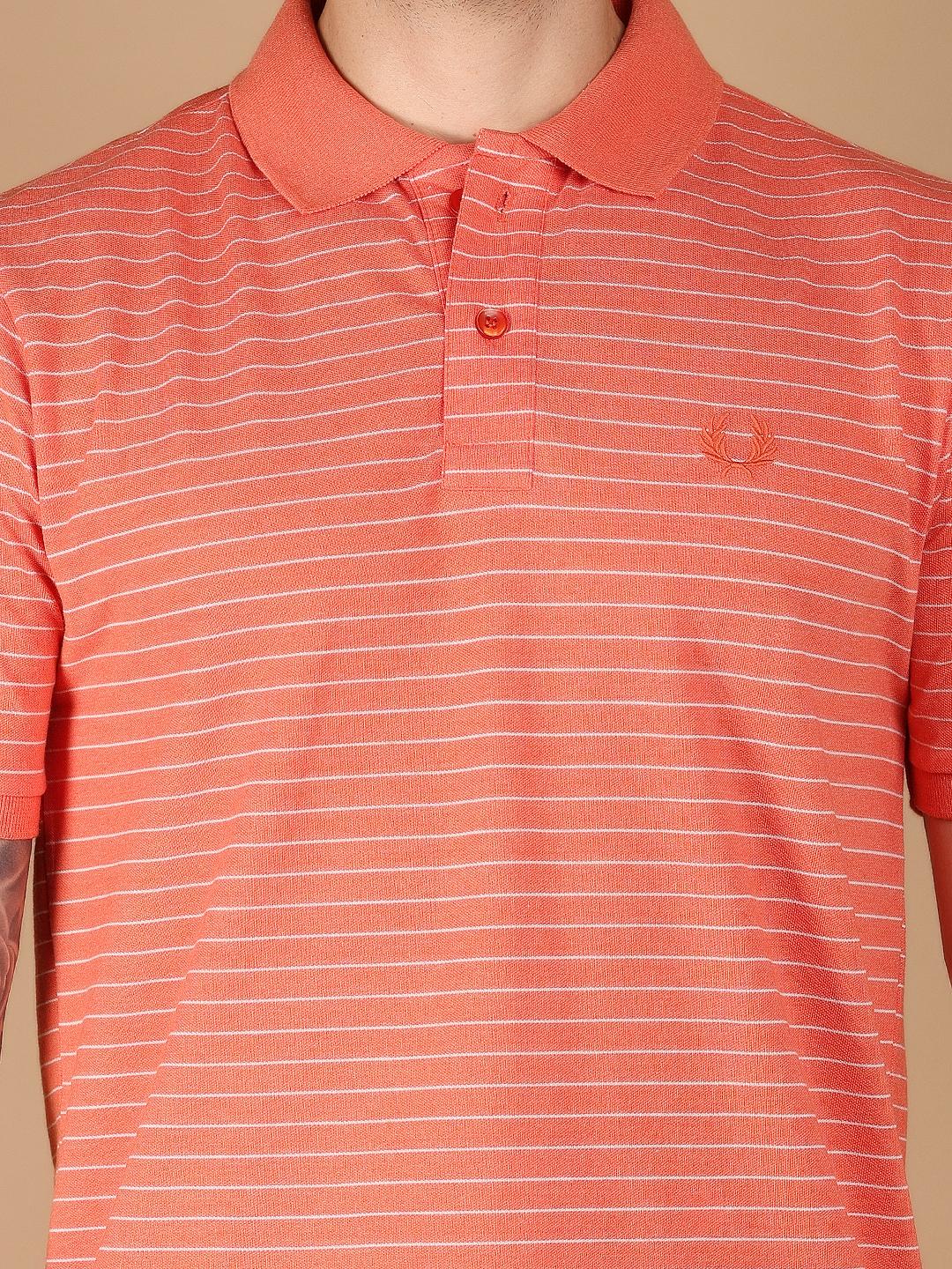 coral cotton front print tshirt - 21183672 - Standard Image - 3