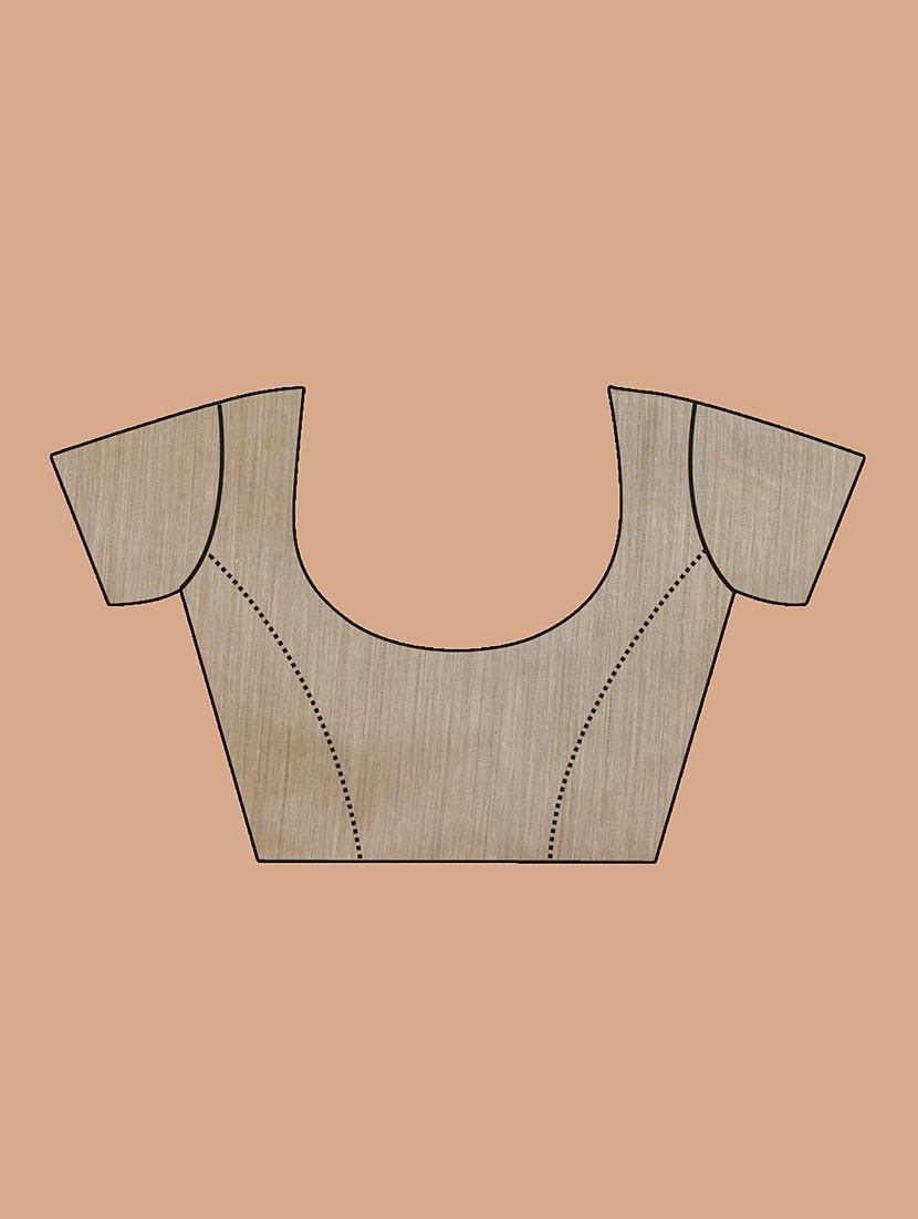 women solid plain saree with blouse - 21185250 - Standard Image - 3