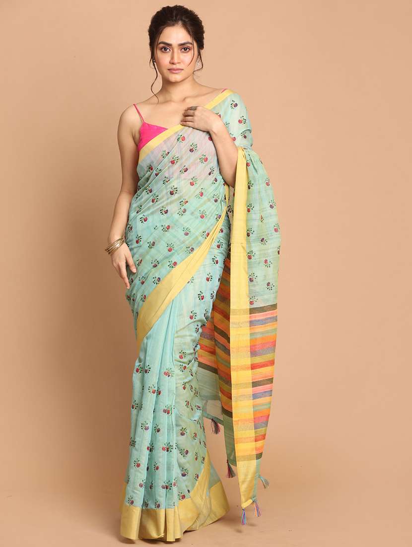 women self design banarasi saree with blouse - 21185568 - Zoom Image - 0