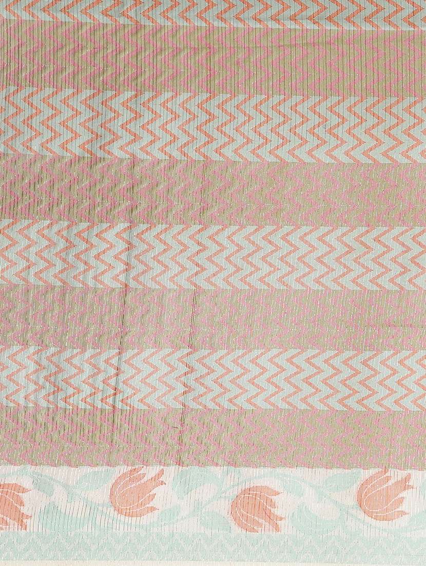 women self design handloom saree with blouse - 21185593 -  Standard Image - 5