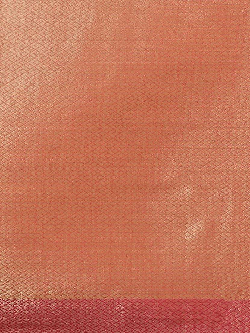 red liva banarasi saree with blouse - 21185606 -  Standard Image - 3