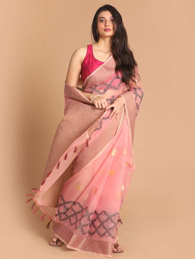 women self design bordered saree - 21185984 - Zoom Image - 0