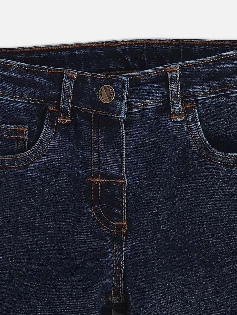 blue cotton blend jean - 21186366 - Standard Image - 3