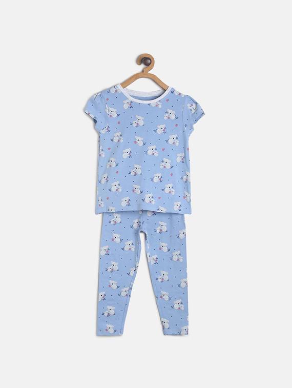 kids printed full length twin setkids printed full length twin set - 21186420 -  Zoom Image - 0