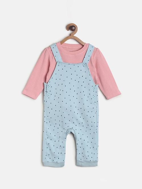 kids cotton dungarees twin set - 21186445 -  Standard Image - 0