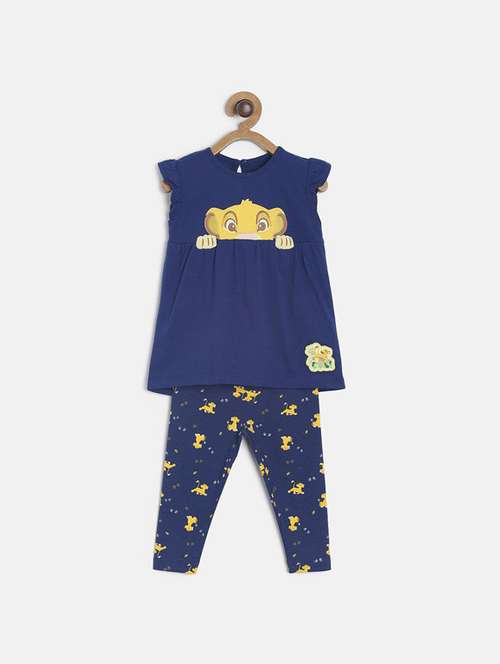kids printed full length twin set - 21186596 - Standard Image - 0