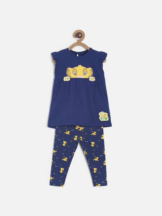 kids printed full length twin set - 21186596 - Zoom Image - 0